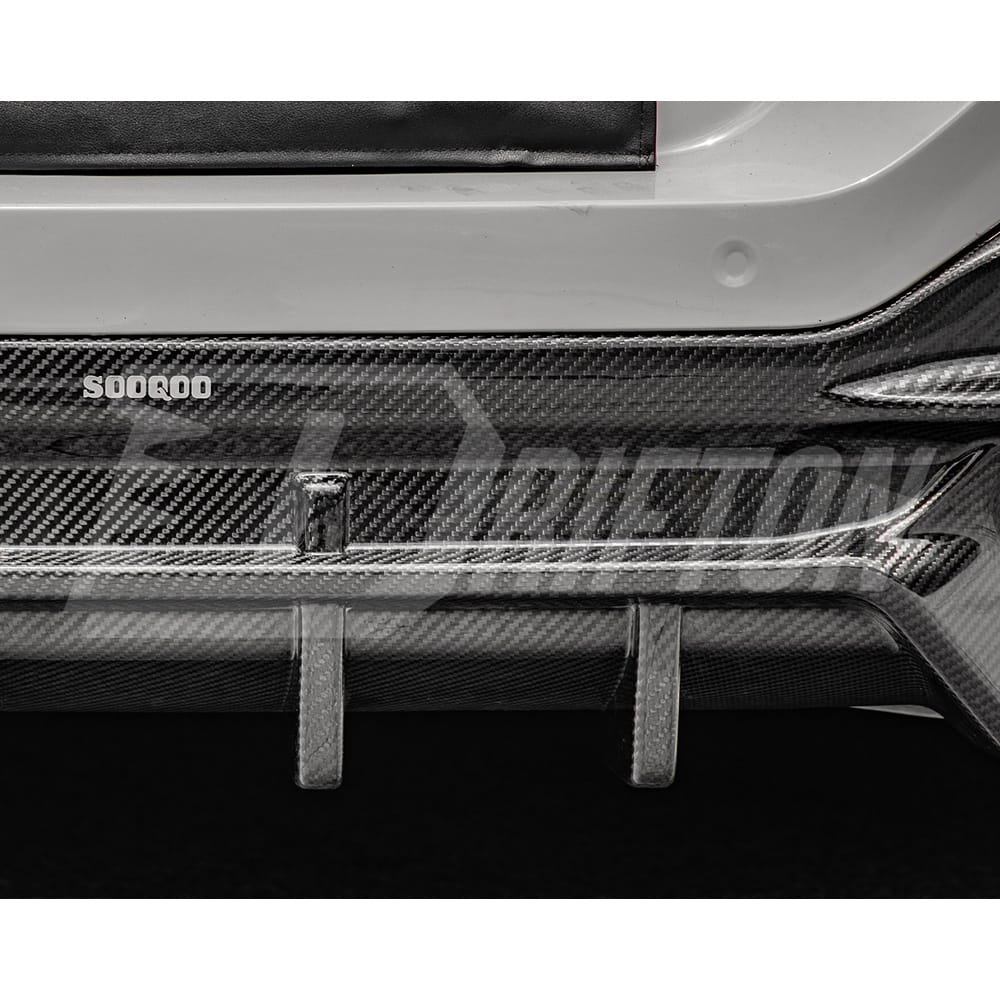 SQ Style Dry Carbon Rear Diffuser For BMW 8 Series G14 G15 G16 2018-2022