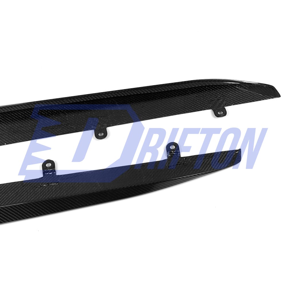 SQ Style Dry Carbon Side Skirt Splitters For BMW 8 Series G14 G15 G16 2018-2022