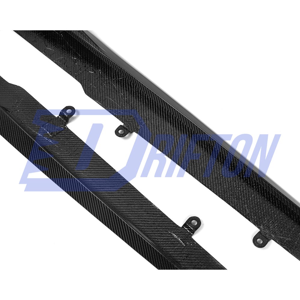 SQ Style Dry Carbon Side Skirt Splitters For BMW 8 Series G14 G15 G16 2018-2022