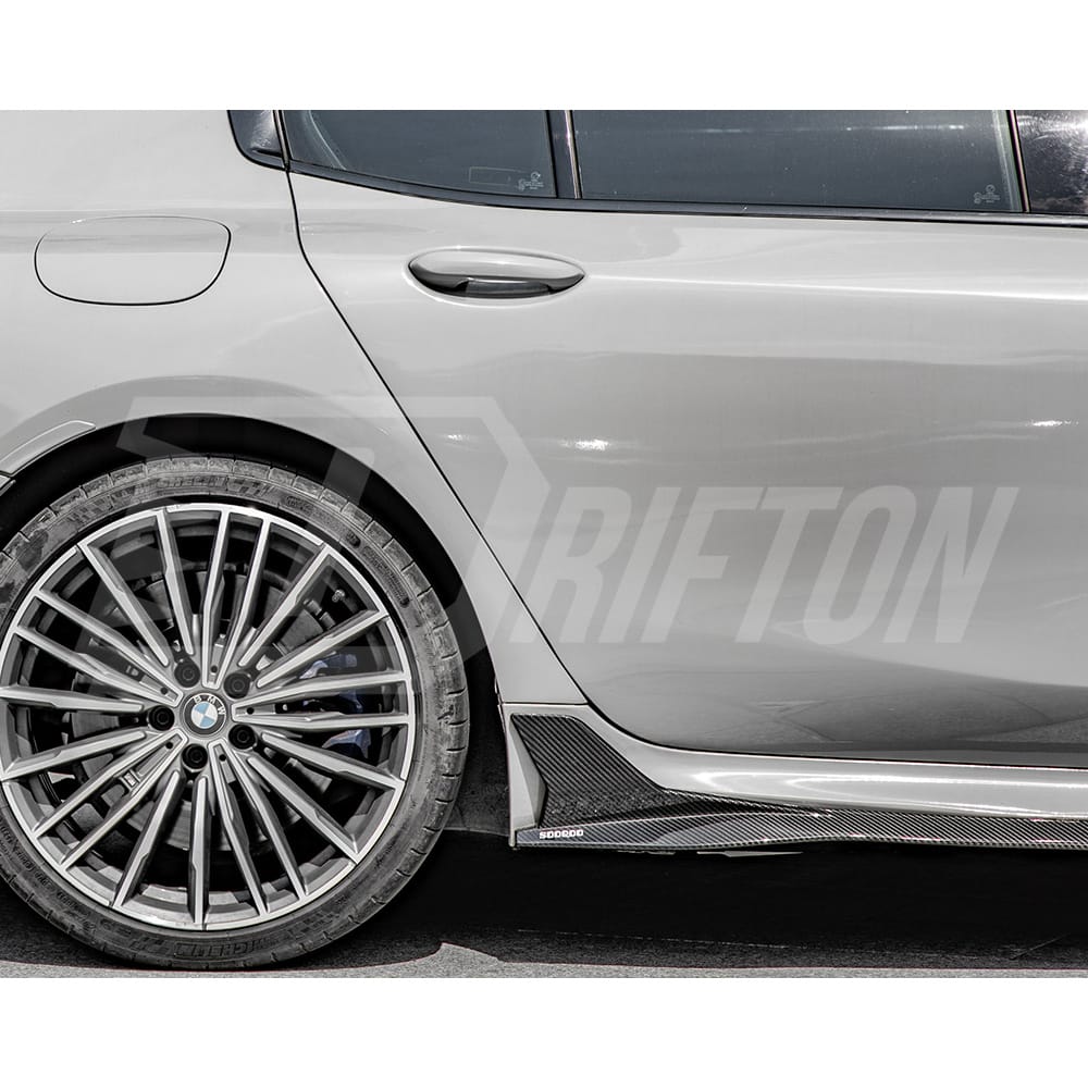 SQ Style Dry Carbon Side Skirt Splitters For BMW 8 Series G14 G15 G16 2018-2022