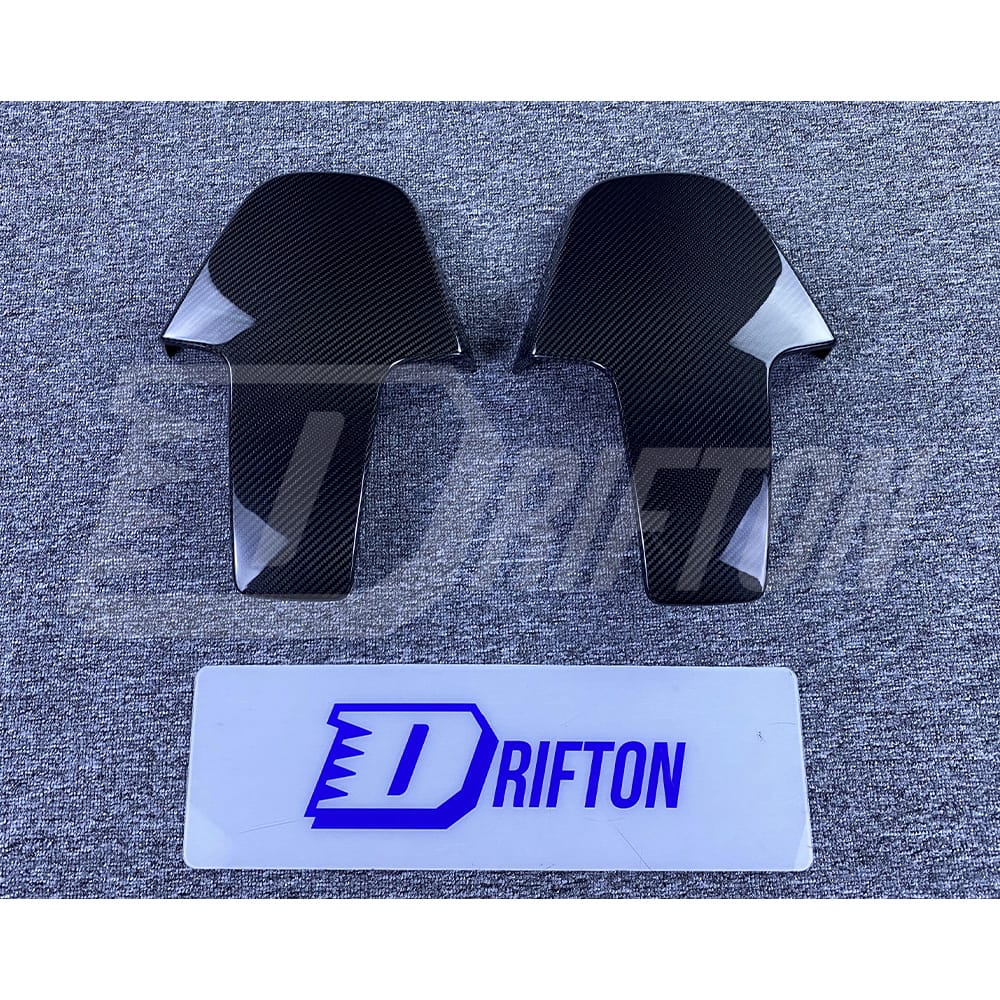 Dry Carbon Fiber Seat Back Headrest Trim For BMW F97 X3M F89 X4M LCI 2019-2024