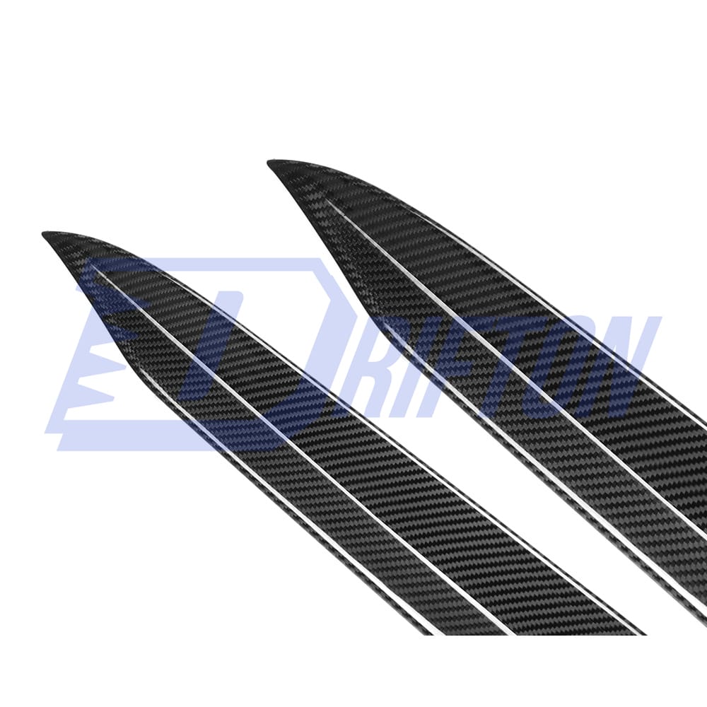 OEM Style Dry Carbon Fiber Rear Window Side Splitters For BMW X6 G06 2019-ON
