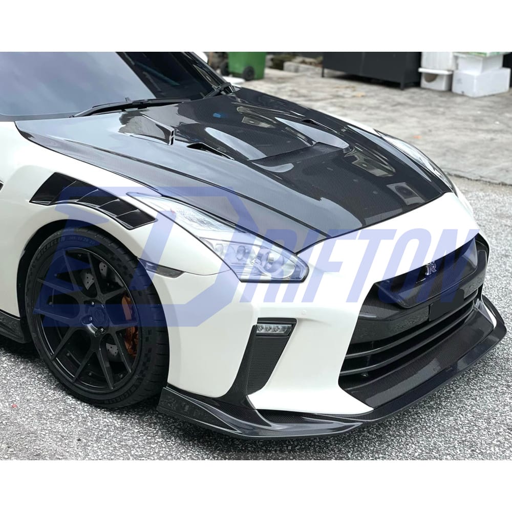 Top Secret Style Half Carbon Fiber Body Kit For Nissan R35 GTR 2008-2016