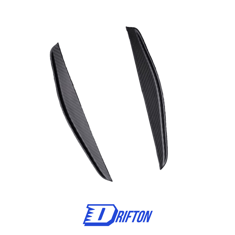 Vorsteiner Style Dry Carbon Fiber Front Bumper Canards For Lamborghini Huracan STO 2021-2025