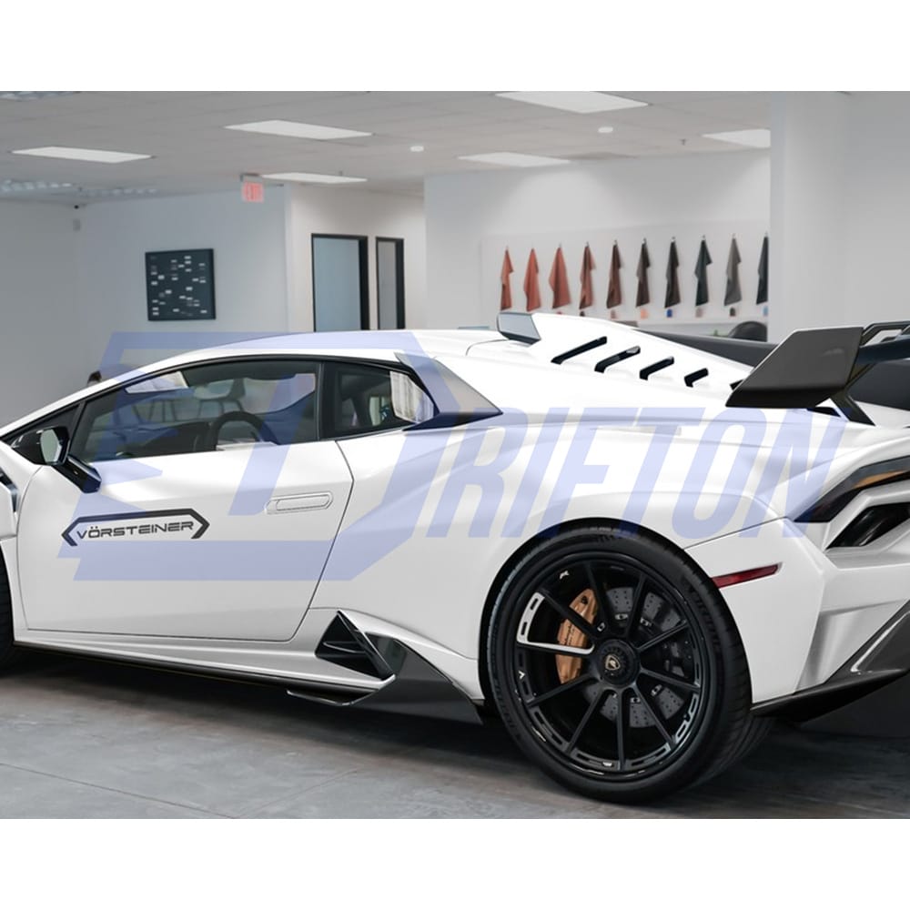Vorsteiner Style Dry Carbon Fiber Rear Fender Vents Trims For Lamborghini Huracan STO 2021-2025
