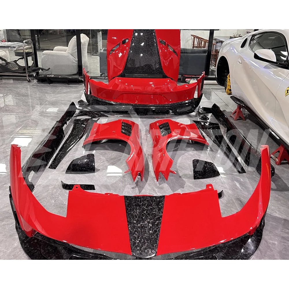 Mansory Stallone Style Dry Carbon Fiber Inner Body Kits For Ferrari 812 Superfast GTS 2017-2023