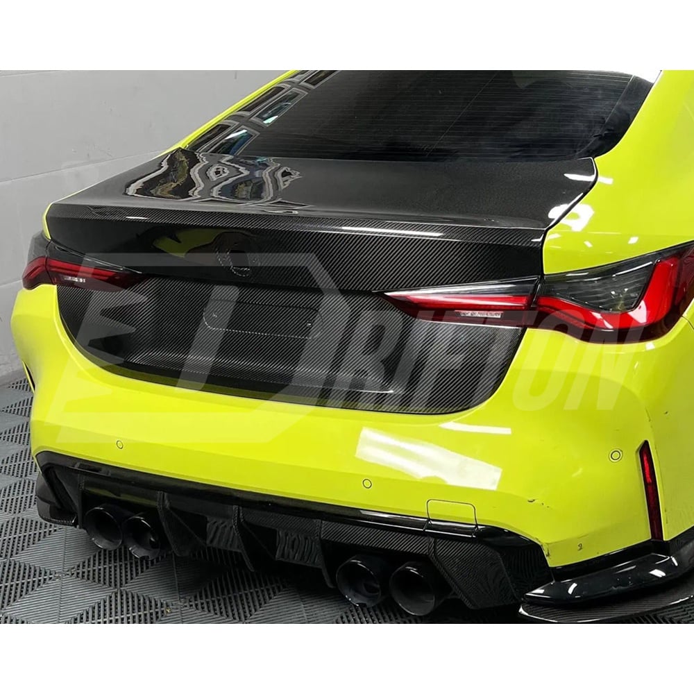 OEM Style Dry Carbon Fiber Rear Trunk For BMW G82 M4 2020-2024