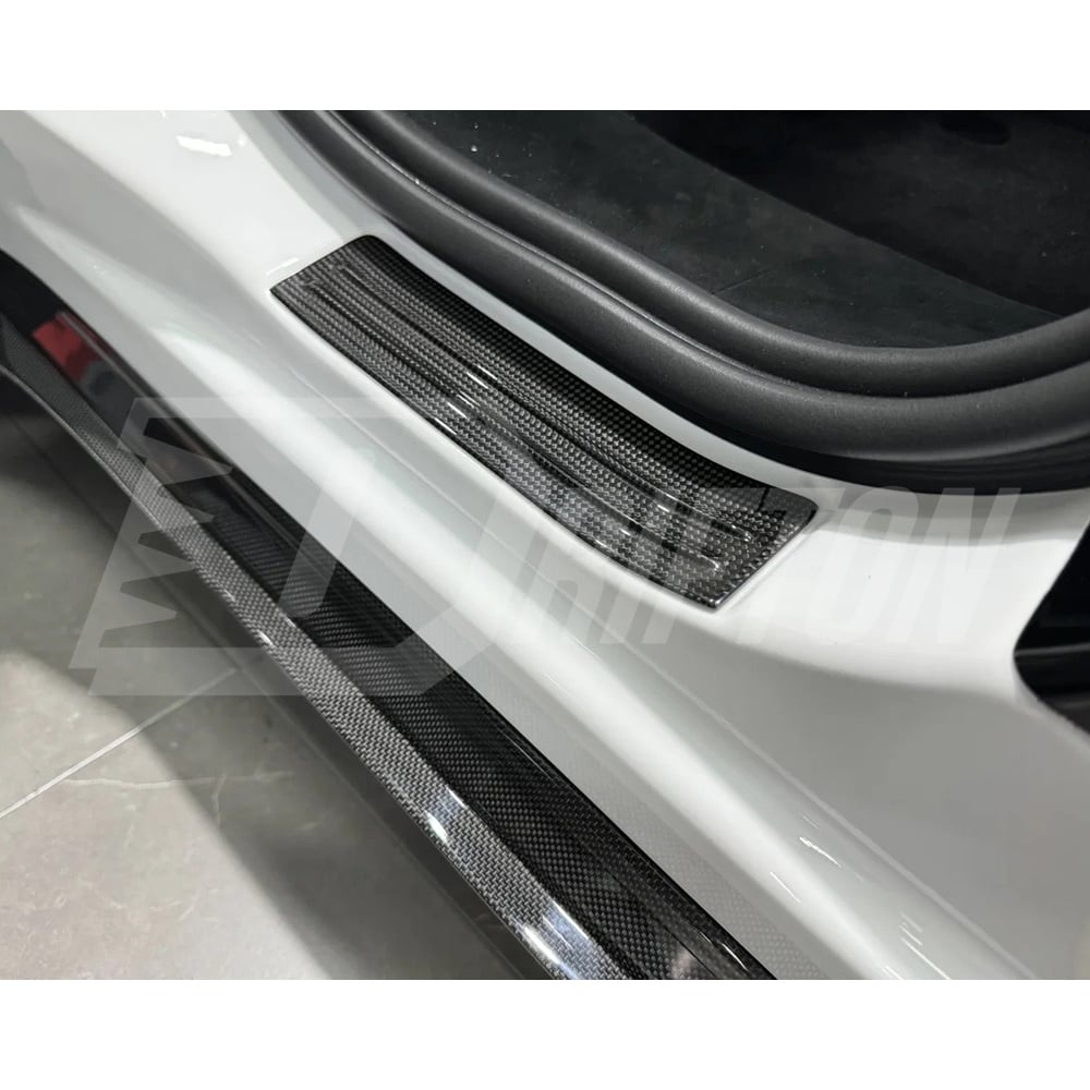 Dry Carbon Fiber Door Sills Plate Interiors Kits For Ferrari Purosangue FUV