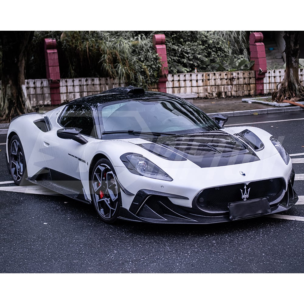 Mansory Style Dry Carbon Fiber Front Hood For Maserati MC20