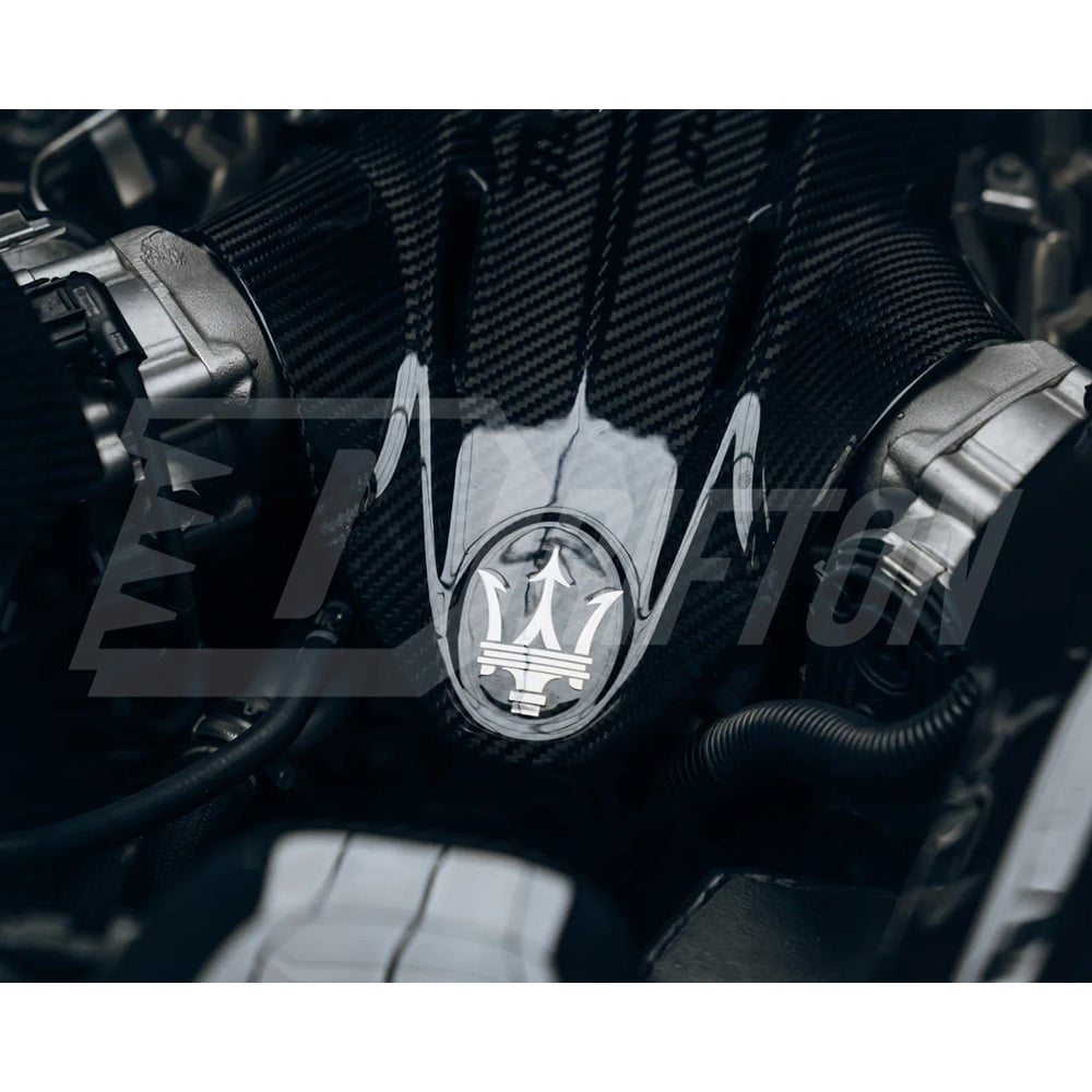 OEM Style Dry Carbon Fiber Engine Bay Kit For Maserati MC20