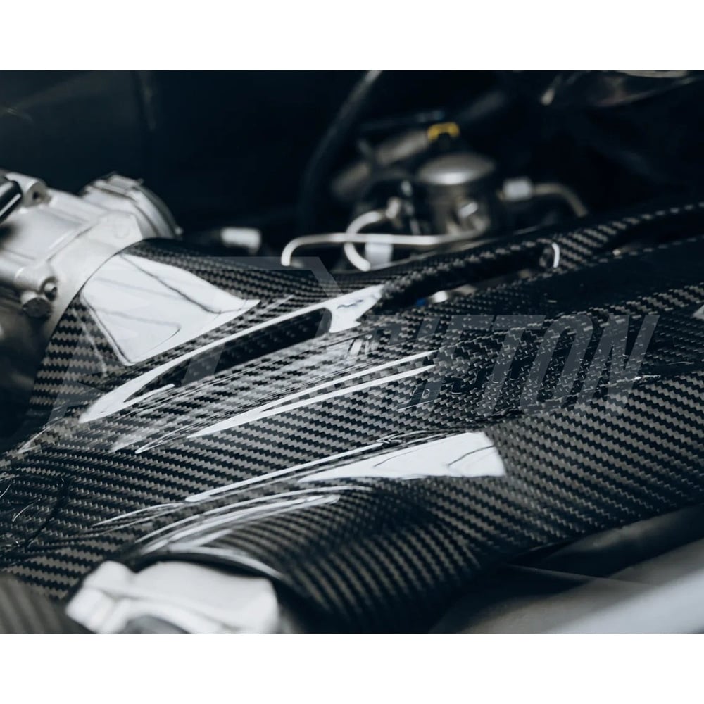 OEM Style Dry Carbon Fiber Engine Bay Kit For Maserati MC20