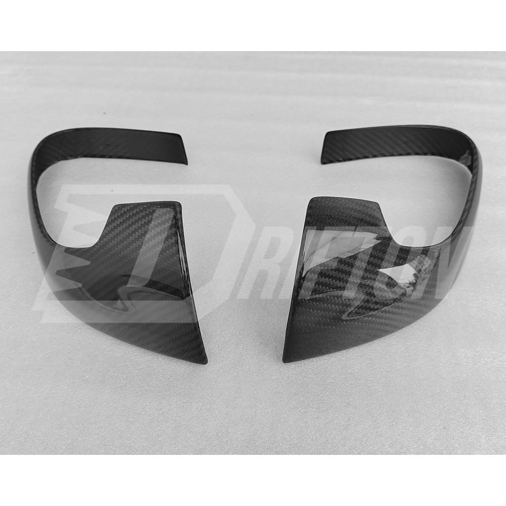 Novitec Style Dry Carbon Fiber Side Mirror Caps For Ferrari Roma 2020-2025