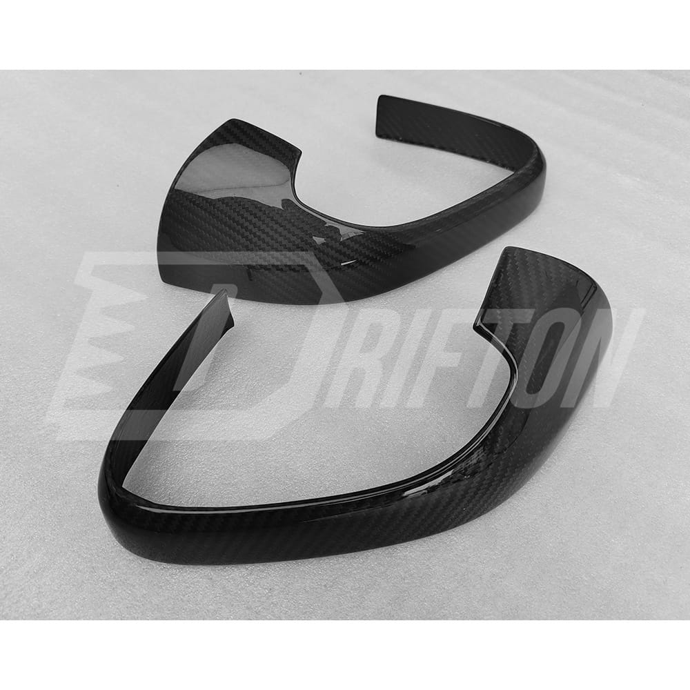 Novitec Style Dry Carbon Fiber Side Mirror Caps For Ferrari Roma 2020-2025