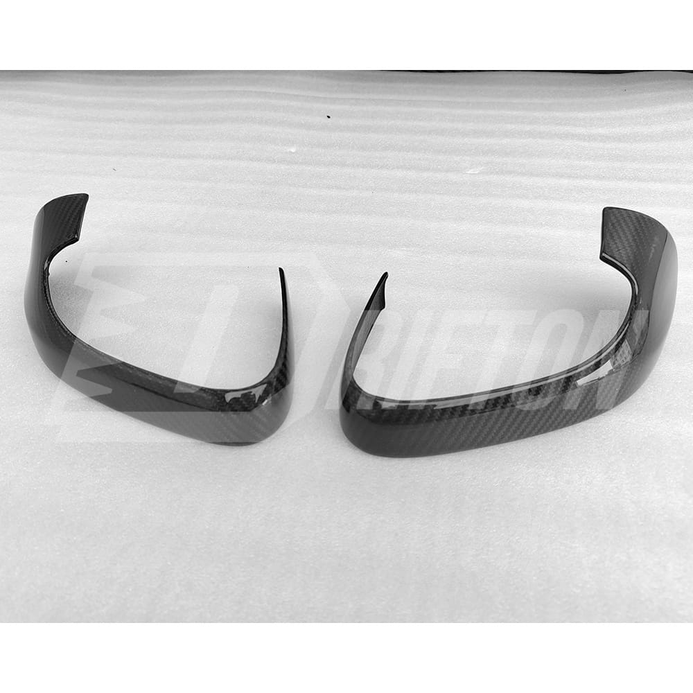 Novitec Style Dry Carbon Fiber Side Mirror Caps For Ferrari Roma 2020-2025