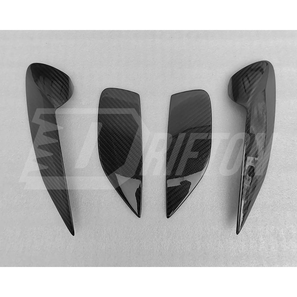 Novitec Style Dry Carbon Fiber Taillights Cover Trim For Ferrari Roma 2020-2025