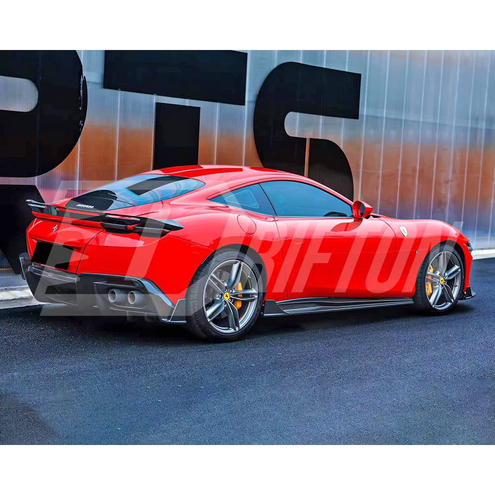 Paktechz Style Dry Carbon Fiber Front Lip For Ferrari Roma 2020-2025
