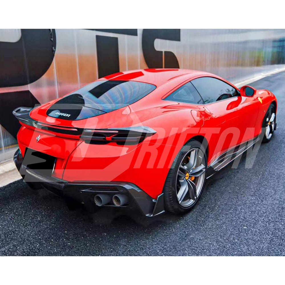 Paktechz Style Dry Carbon Fiber Front Lip For Ferrari Roma 2020-2025