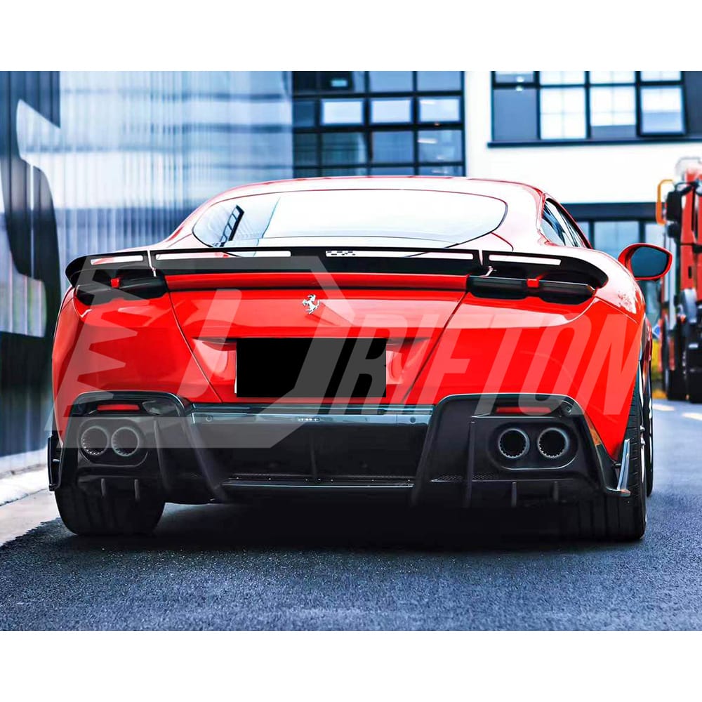 Paktechz Style Dry Carbon Fiber Front Lip For Ferrari Roma 2020-2025