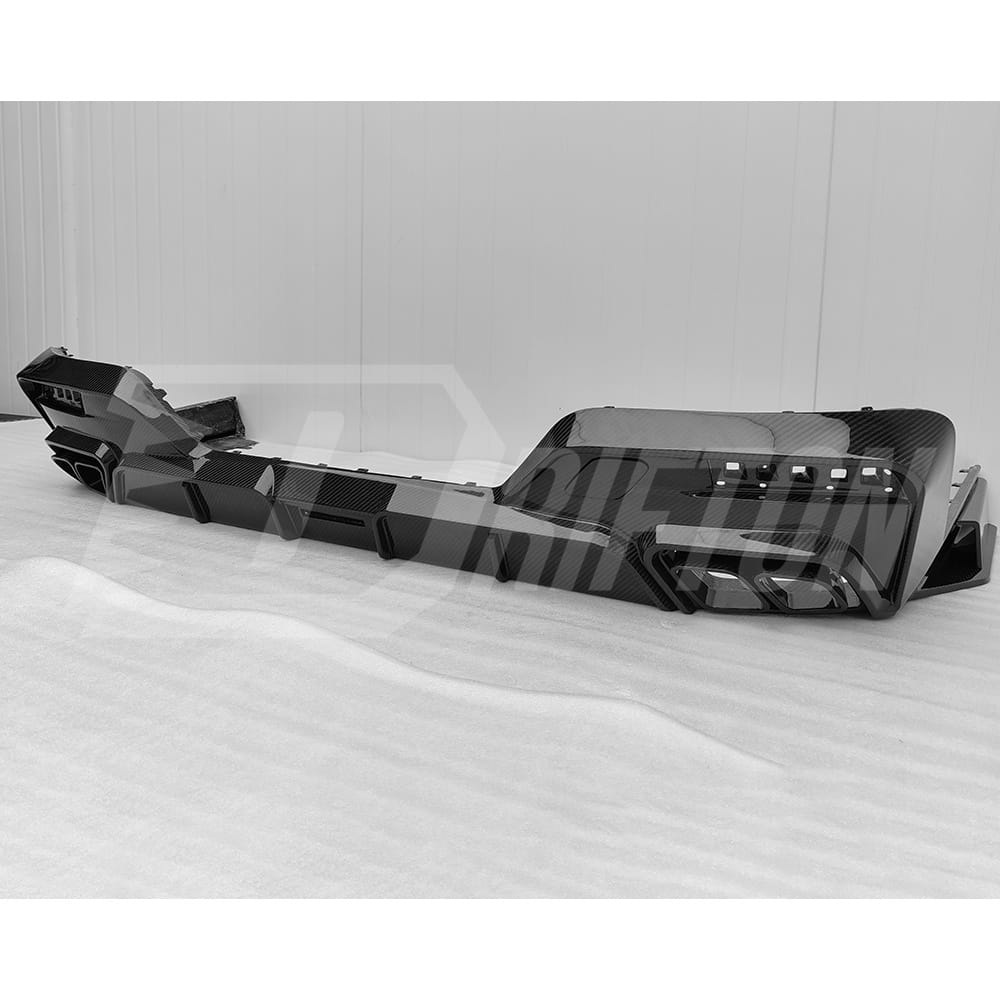Mansory Style Dry Carbon Fiber Rear Diffuser For BMW 7 Series G70 2023-ON