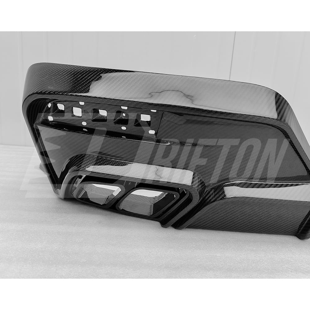 Mansory Style Dry Carbon Fiber Rear Diffuser For BMW 7 Series G70 2023-ON