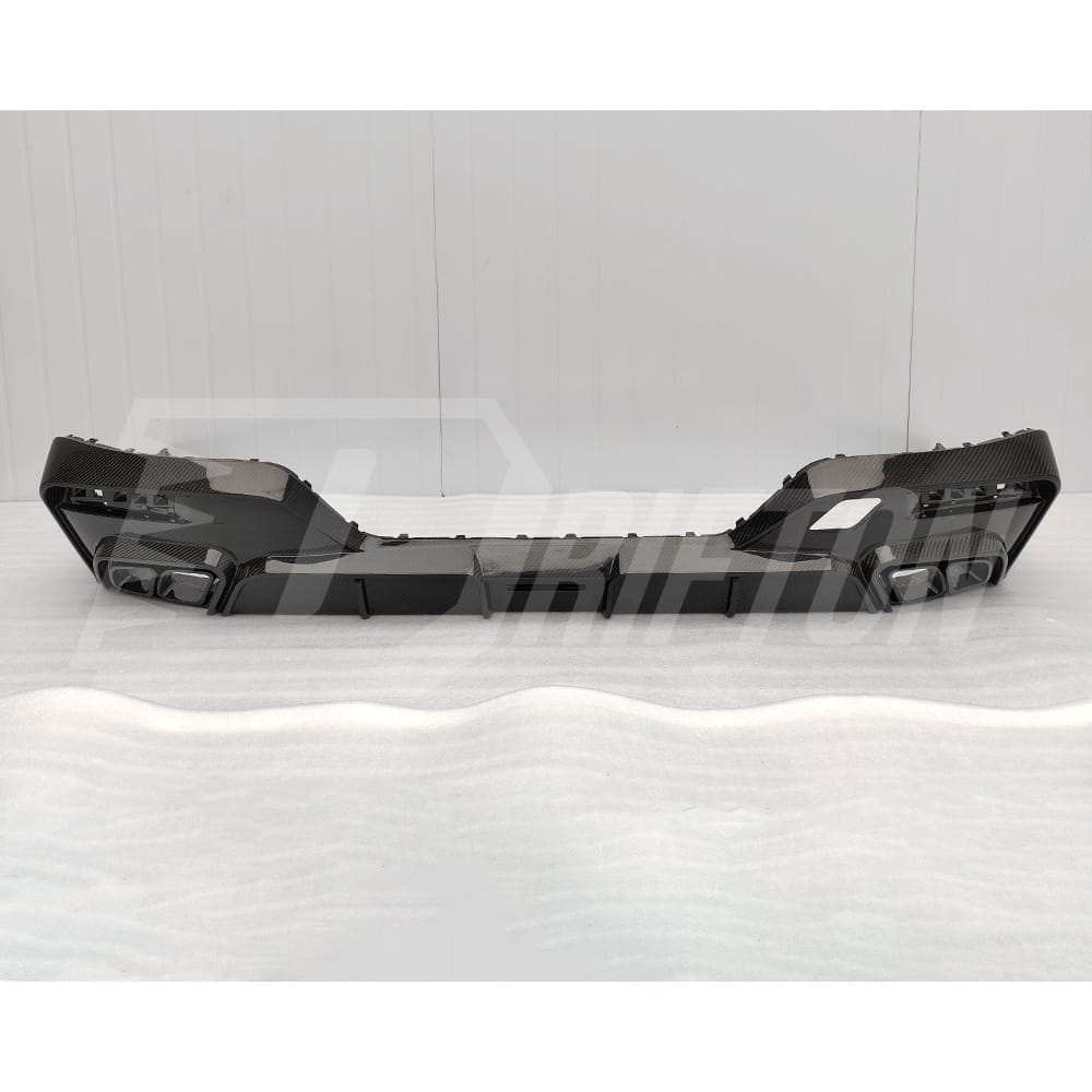 Mansory Style Dry Carbon Fiber Rear Diffuser For BMW 7 Series G70 2023-ON