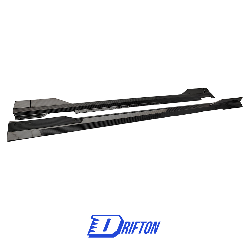 Mansory Style Dry Carbon Fiber Side Skirts For BMW 7 Series G70 2023-ON
