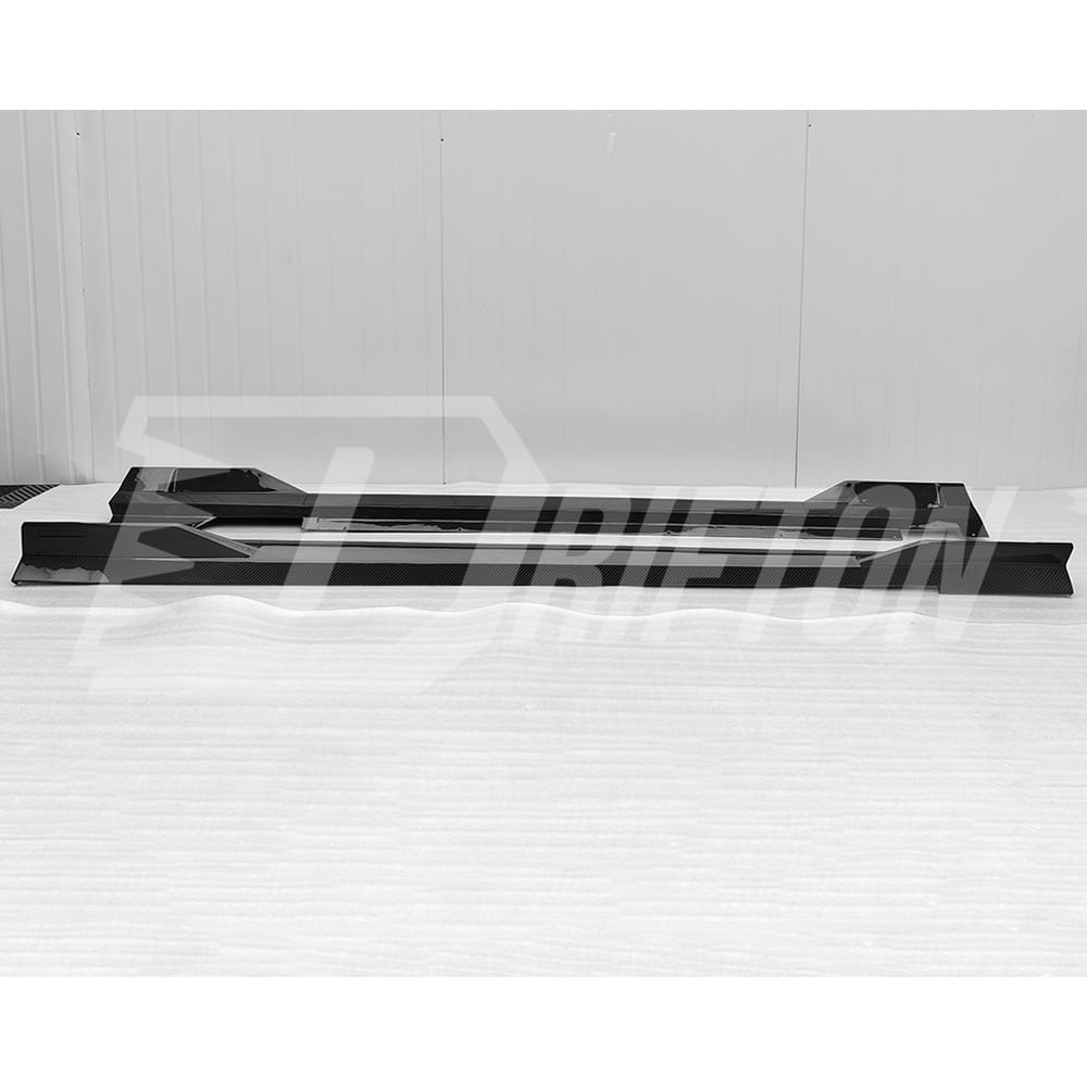 Mansory Style Dry Carbon Fiber Side Skirts For BMW 7 Series G70 2023-ON