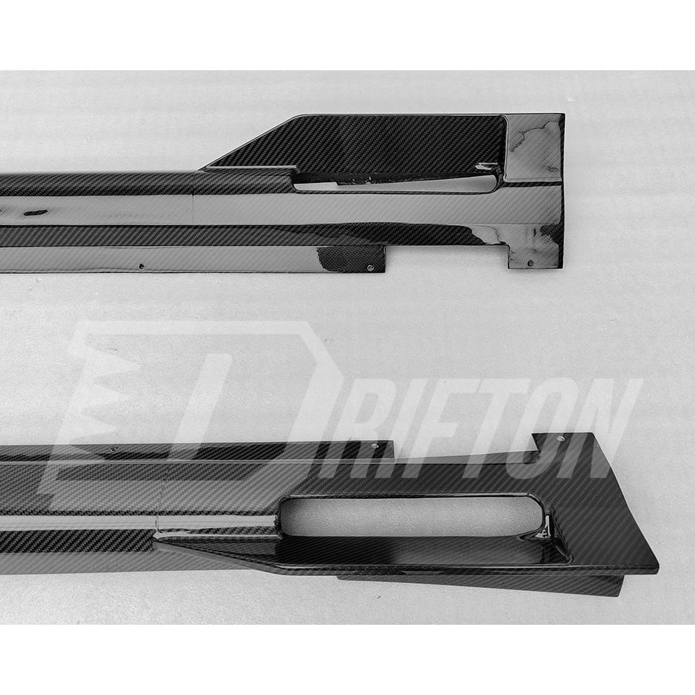 Mansory Style Dry Carbon Fiber Side Skirts For BMW 7 Series G70 2023-ON