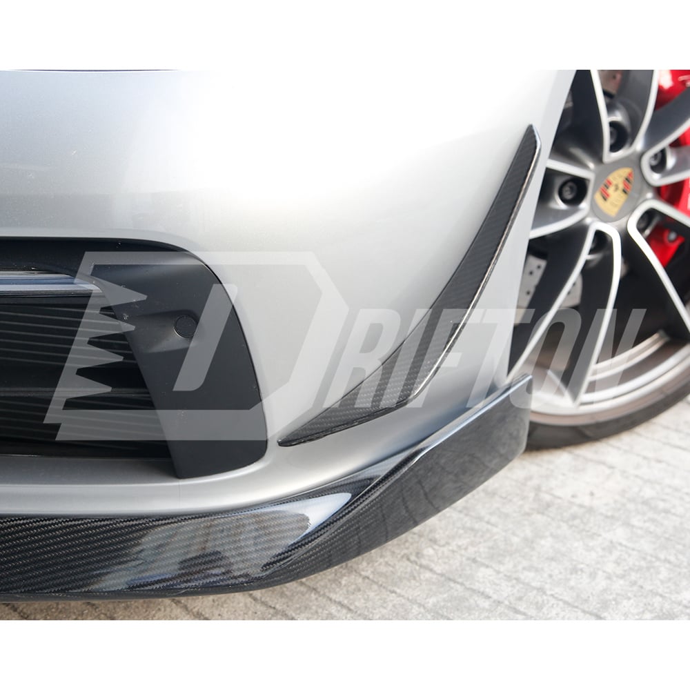 MIW Style Dry Carbon Fiber Front Lip For Porsche 911 992 Carrera S 2019-2023