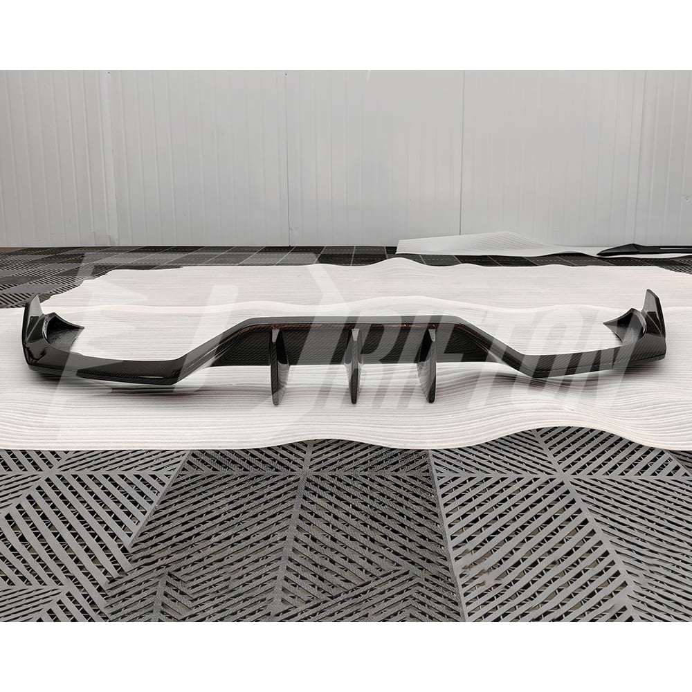 MIW Style Dry Carbon Fiber Rear Diffuser For Porsche 911 992 Carrera S 2019-2023