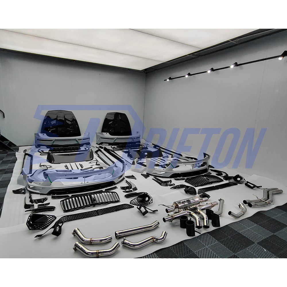 Mansory Style Dry Carbon Fiber Full Body Kits For Bentley Bentayga 2020-2024