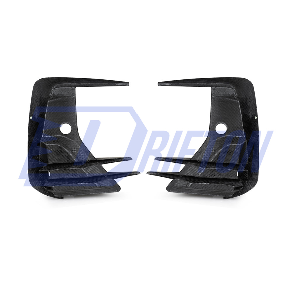 SQ Style Dry Carbon Fiber Front Bumper Side Vents For BMW X3 G01 G08 X4 G02 LCI 2022-2024