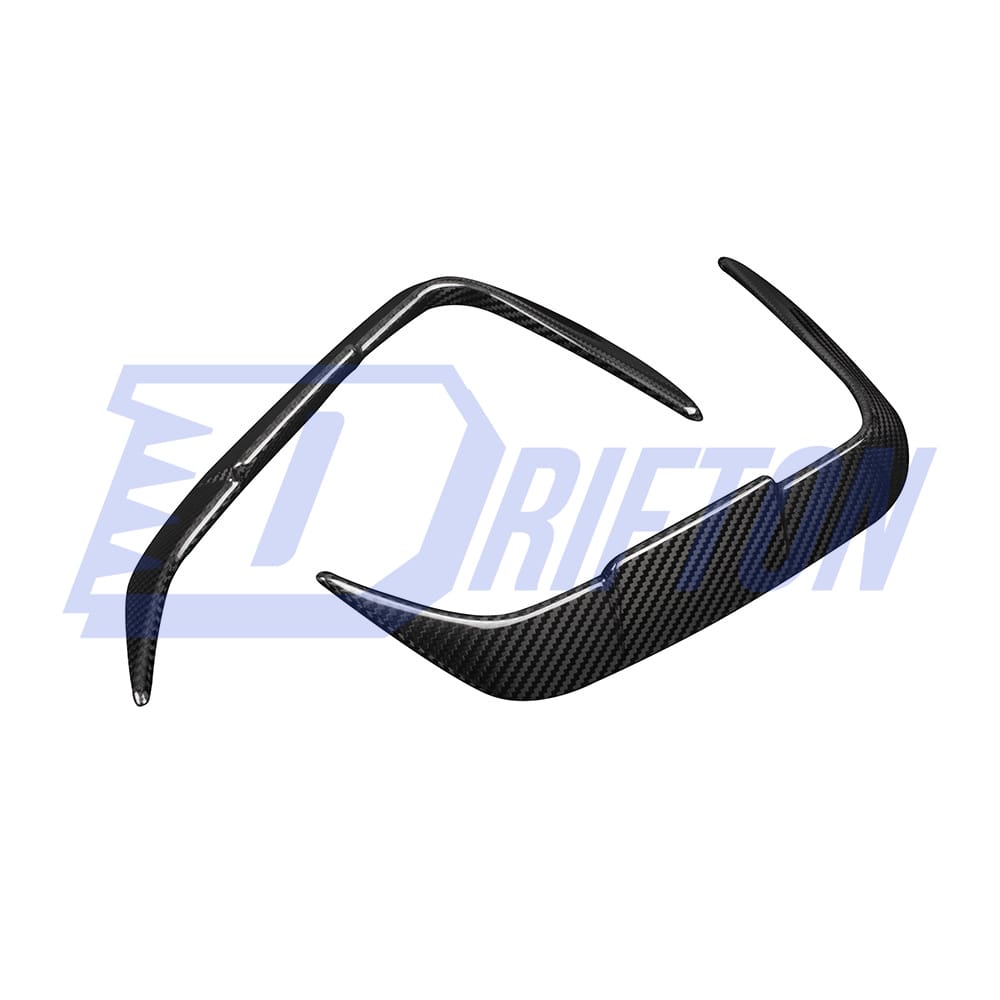 SQ Style Dry Carbon Fiber Rear Bumper Side Canards For BMW X3 G01 G08 LCI 2022-2024