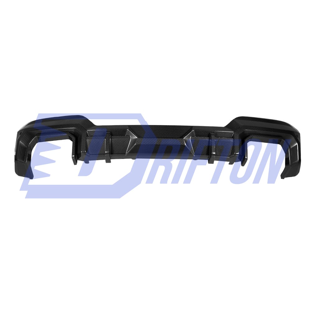 SQ Style Dry Carbon Fiber Rear Diffuser For BMW X3 G01 G08 LCI 2022-2024