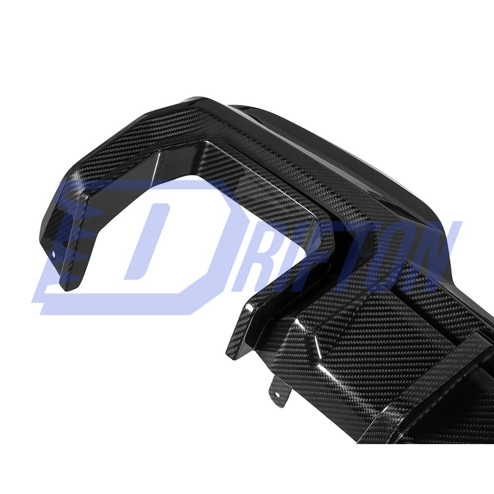 SQ Style Dry Carbon Fiber Rear Diffuser For BMW X3 G01 G08 LCI 2022-2024