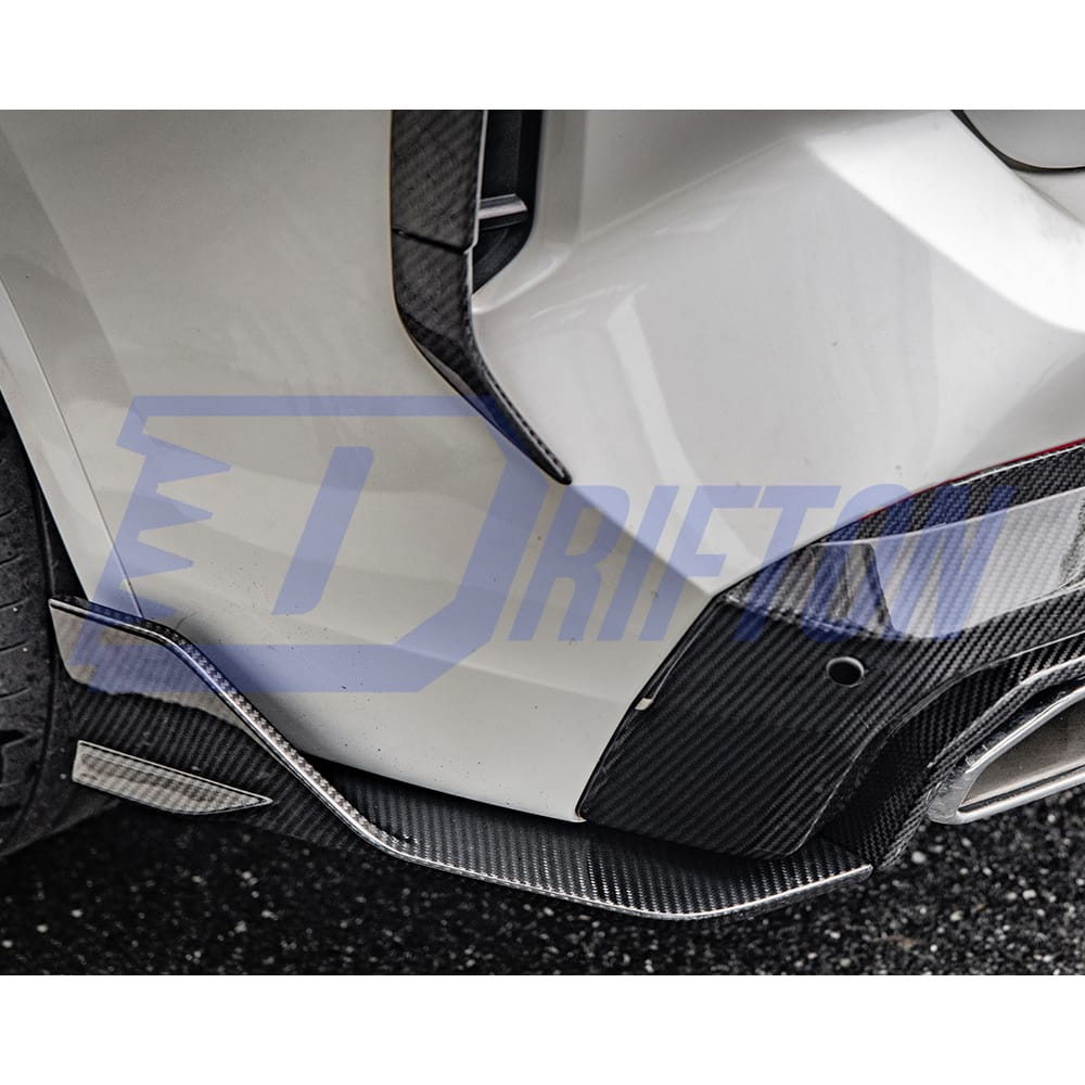 SQ Style Dry Carbon Fiber Rear Diffuser For BMW X3 G01 G08 LCI 2022-2024