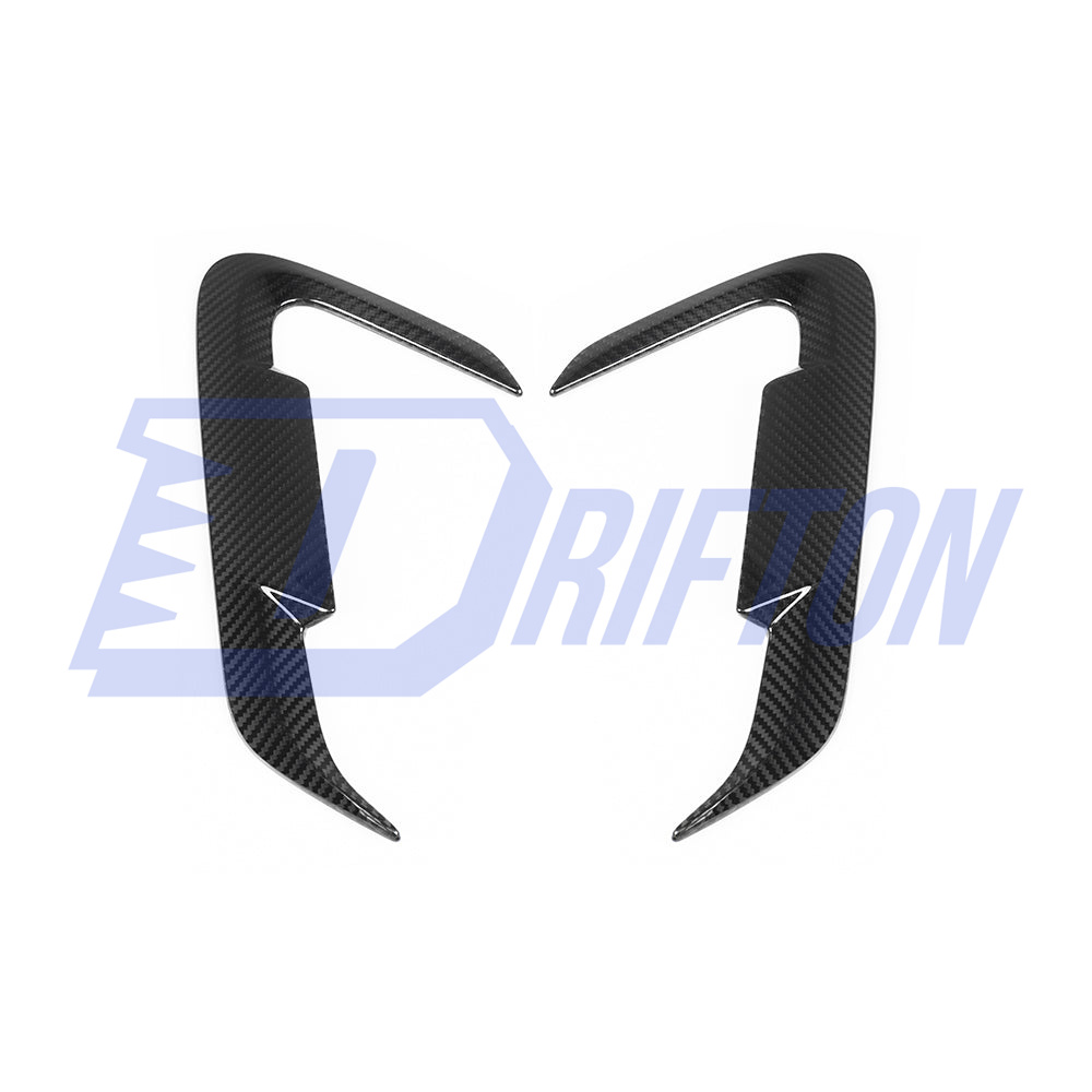 SQ Style Dry Carbon Fiber Side Fender Trim For BMW X3 G01 G08 X4 G02 LCI 2022-2024
