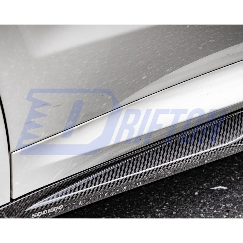 SQ Style Dry Carbon Fiber Side Skirt For BMW X3 G01 G08 LCI 2022-2024
