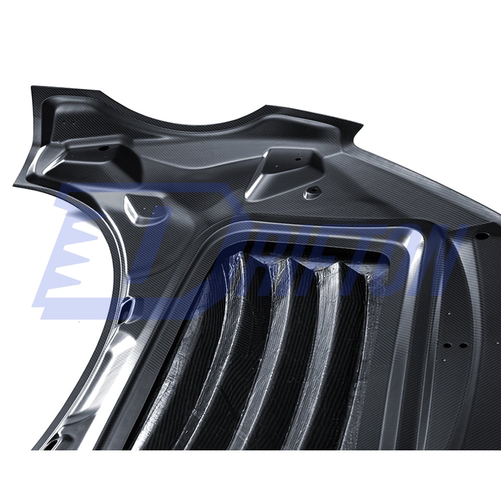 LMS GT4 Style Dry Carbon Fiber Hood For Audi R8 For Audi R8 2016-2024