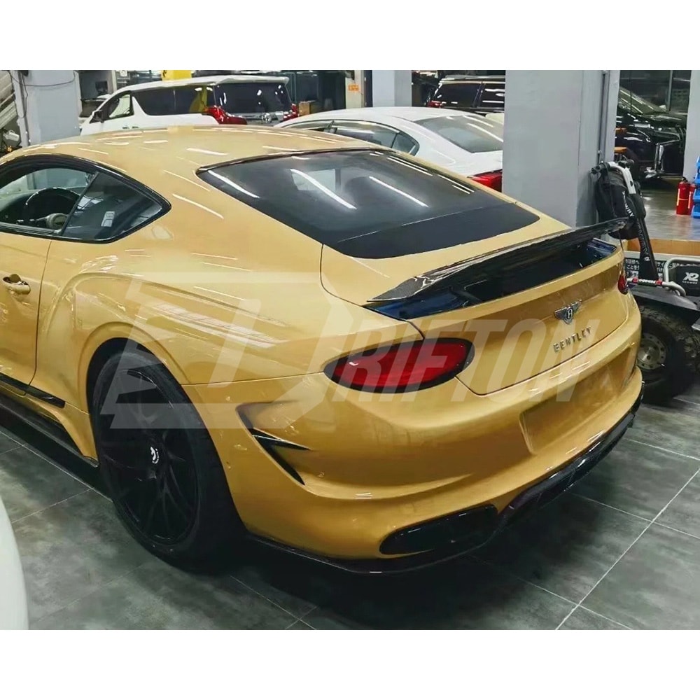 Mansory Style Dry Carbon Fiber Front Bumper For Bentley Continental GT GTC 2018-2024