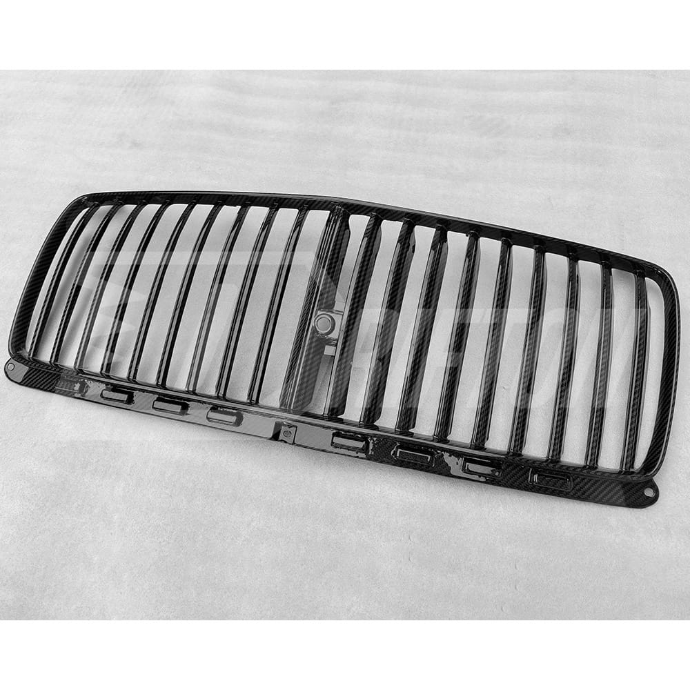 Mansory Style Dry Carbon Fiber Front Bumper Grille For Bentley Bentayga 2020-2024