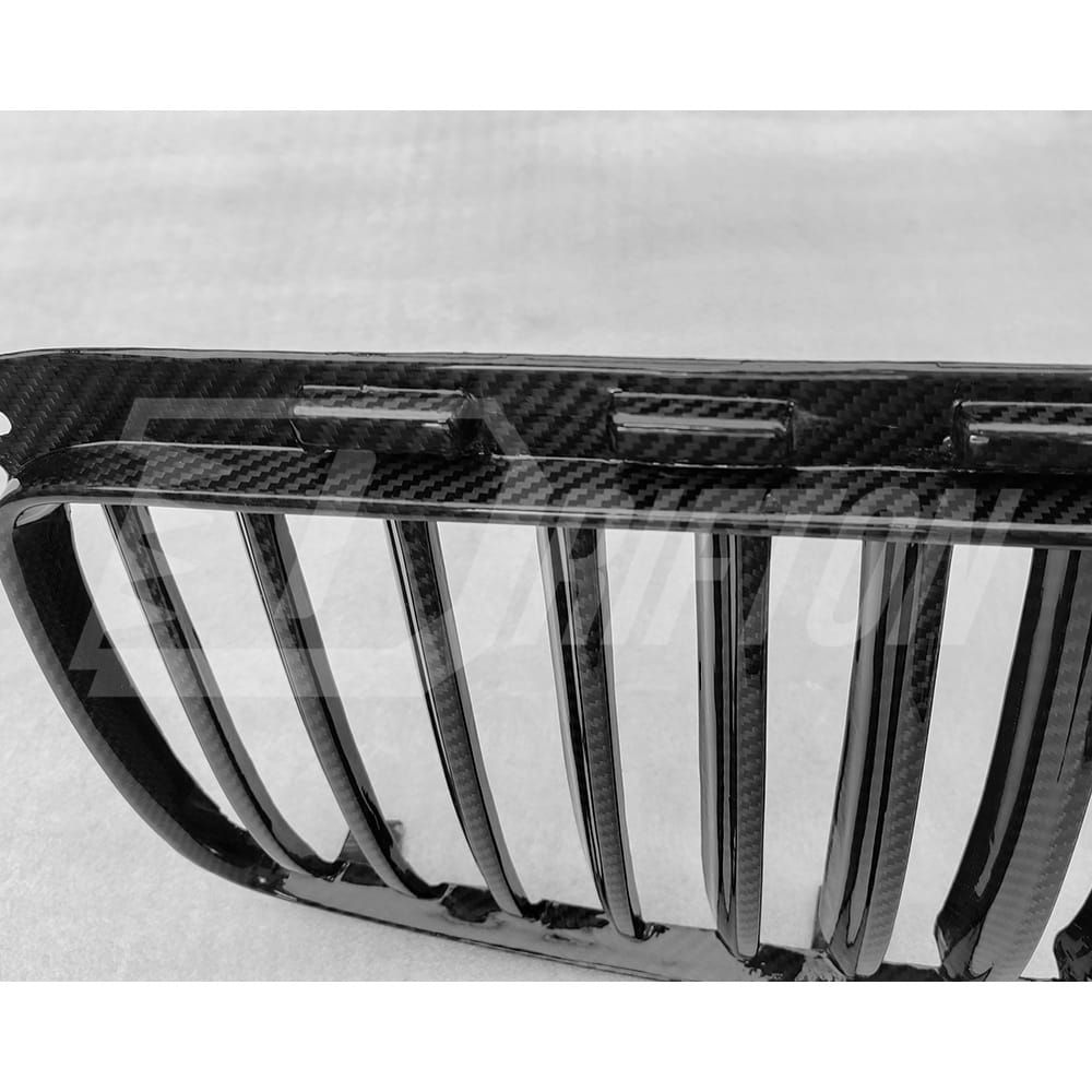 Mansory Style Dry Carbon Fiber Front Bumper Grille For Bentley Bentayga 2020-2024
