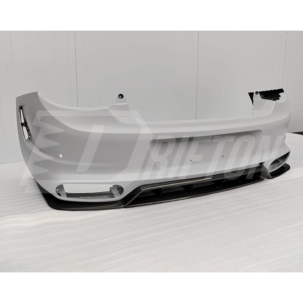 Mansory Style Dry Carbon Fiber Rear Bumper For Bentley Continental GT GTC 2018-2024