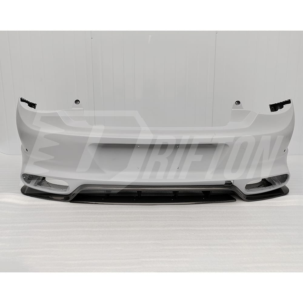 Mansory Style Dry Carbon Fiber Rear Bumper For Bentley Continental GT GTC 2018-2024