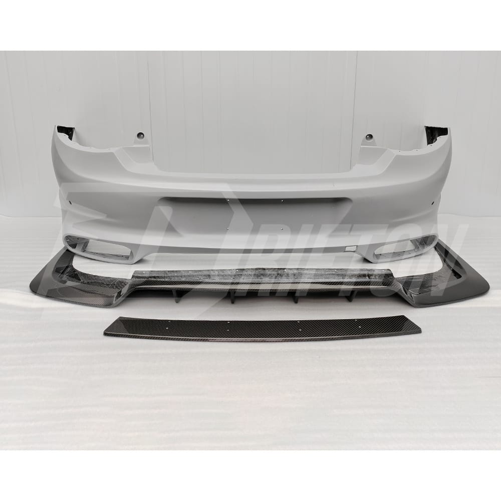 Mansory Style Dry Carbon Fiber Rear Bumper For Bentley Continental GT GTC 2018-2024