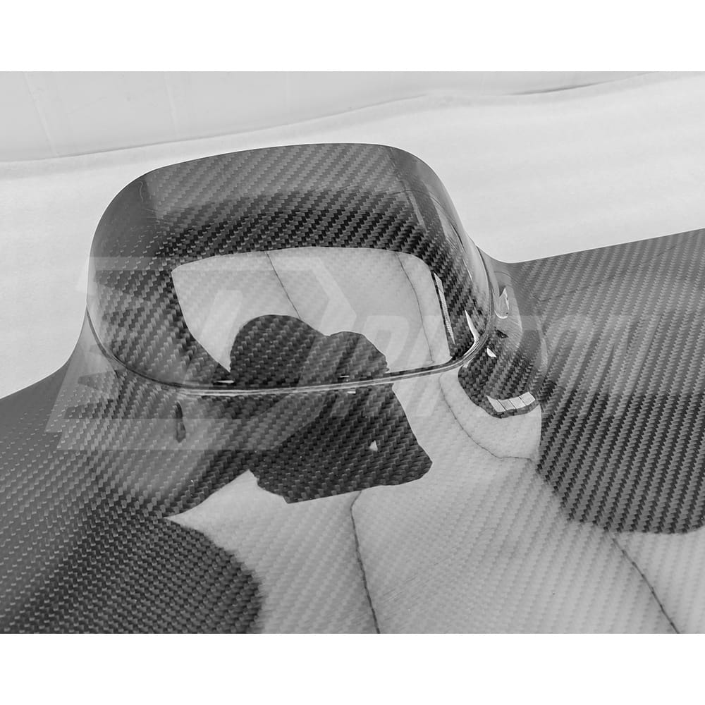 Mansory Style Dry Carbon Fiber Rear Folding Roof Lid Cover For Bentley Continental GTC 2018-2024