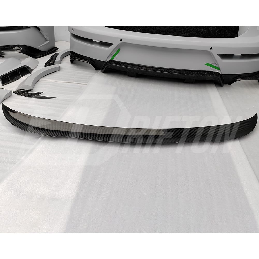 Mansory Style Dry Carbon Fiber Rear Trunk Spoiler For Bentley Bentayga 2020-2024