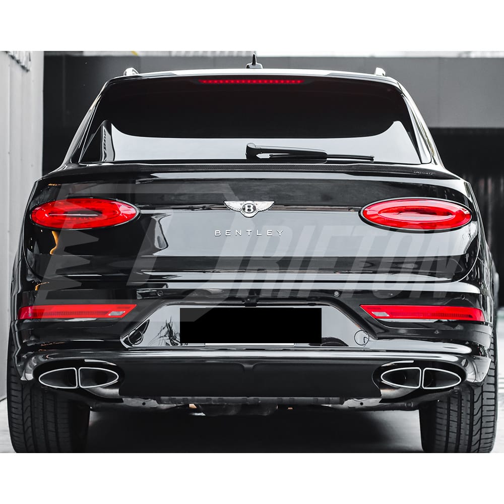 Mansory Style Dry Carbon Fiber Rear Trunk Spoiler For Bentley Bentayga 2020-2024