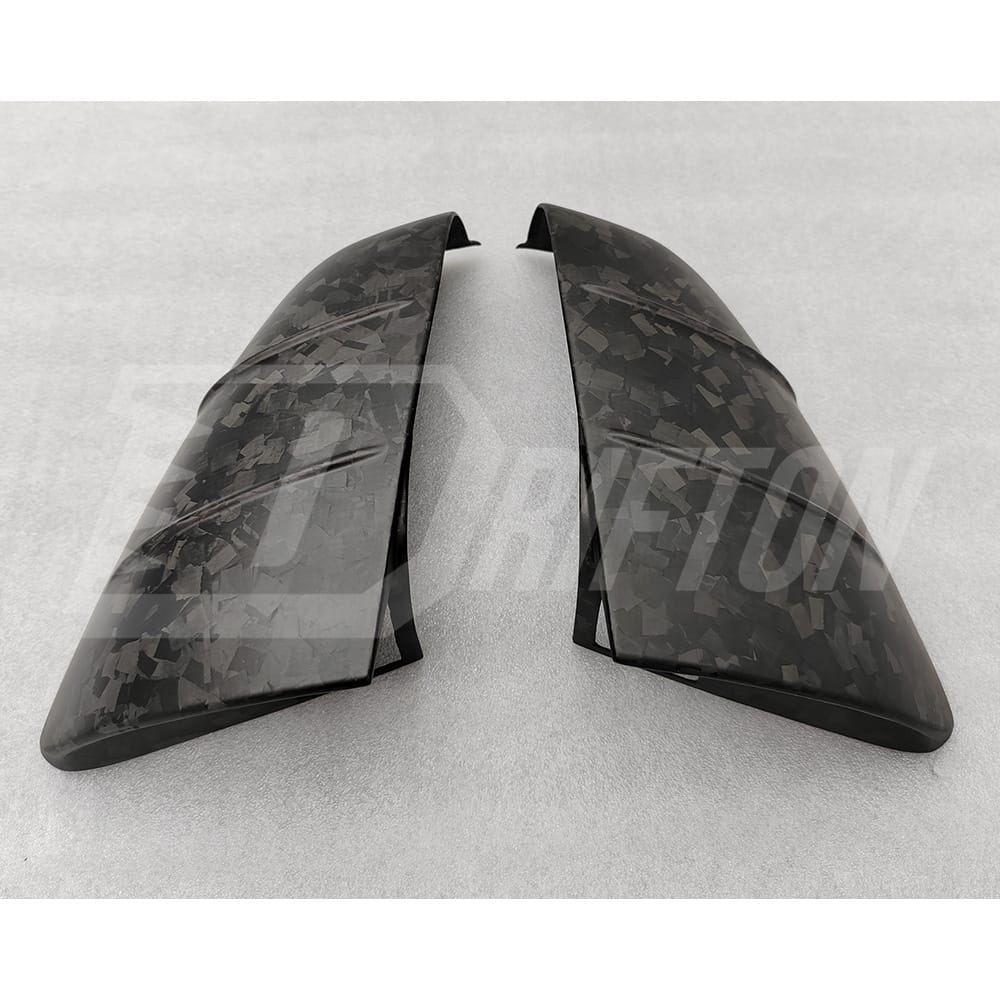 Mansory Style Dry Carbon Fiber Side Mirror Caps For Bentley Bentayga 2020-2024
