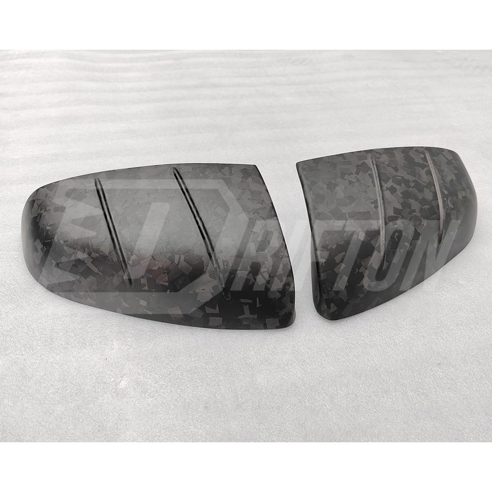 Mansory Style Dry Carbon Fiber Side Mirror Caps For Bentley Bentayga 2020-2024